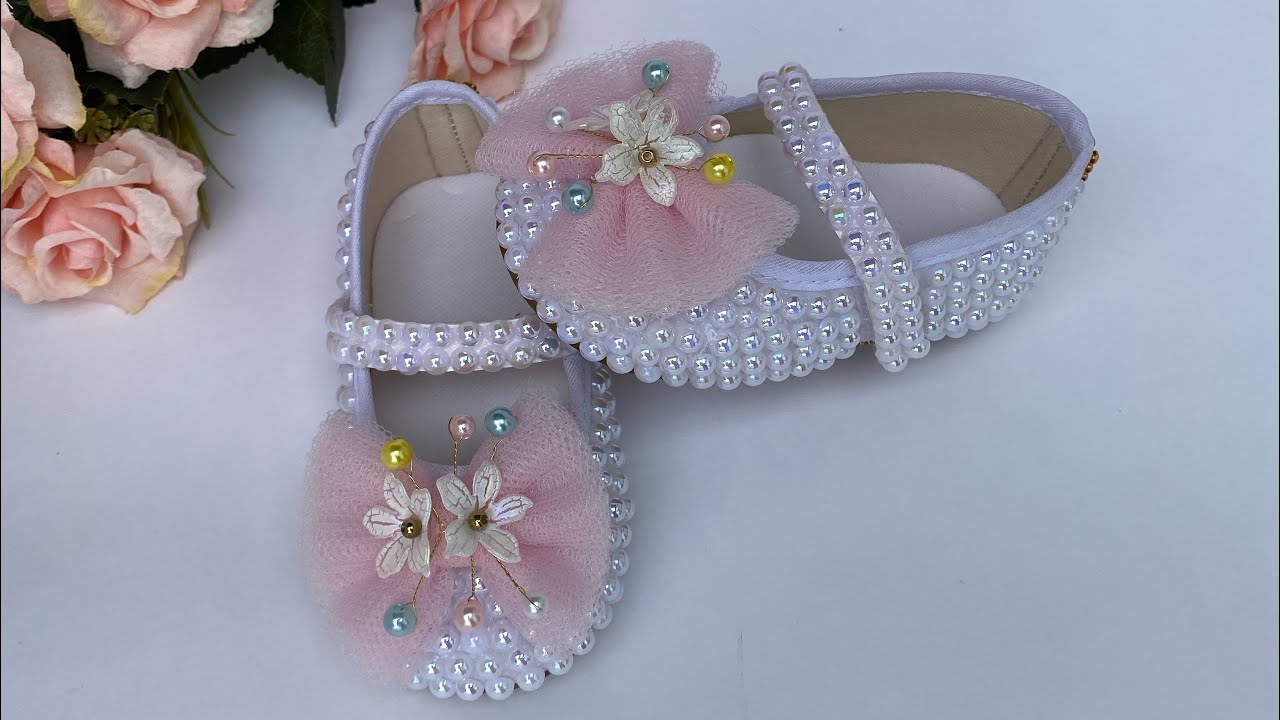 Sapatinho de luxo personalizado flores