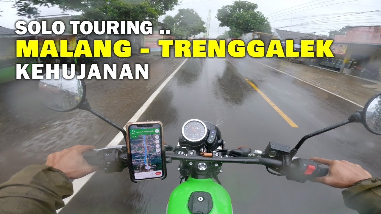 NIKMATNYA RIDING KEHUJANAN | MALANG - TRENGGALEK | KAWASAKI W175TR
