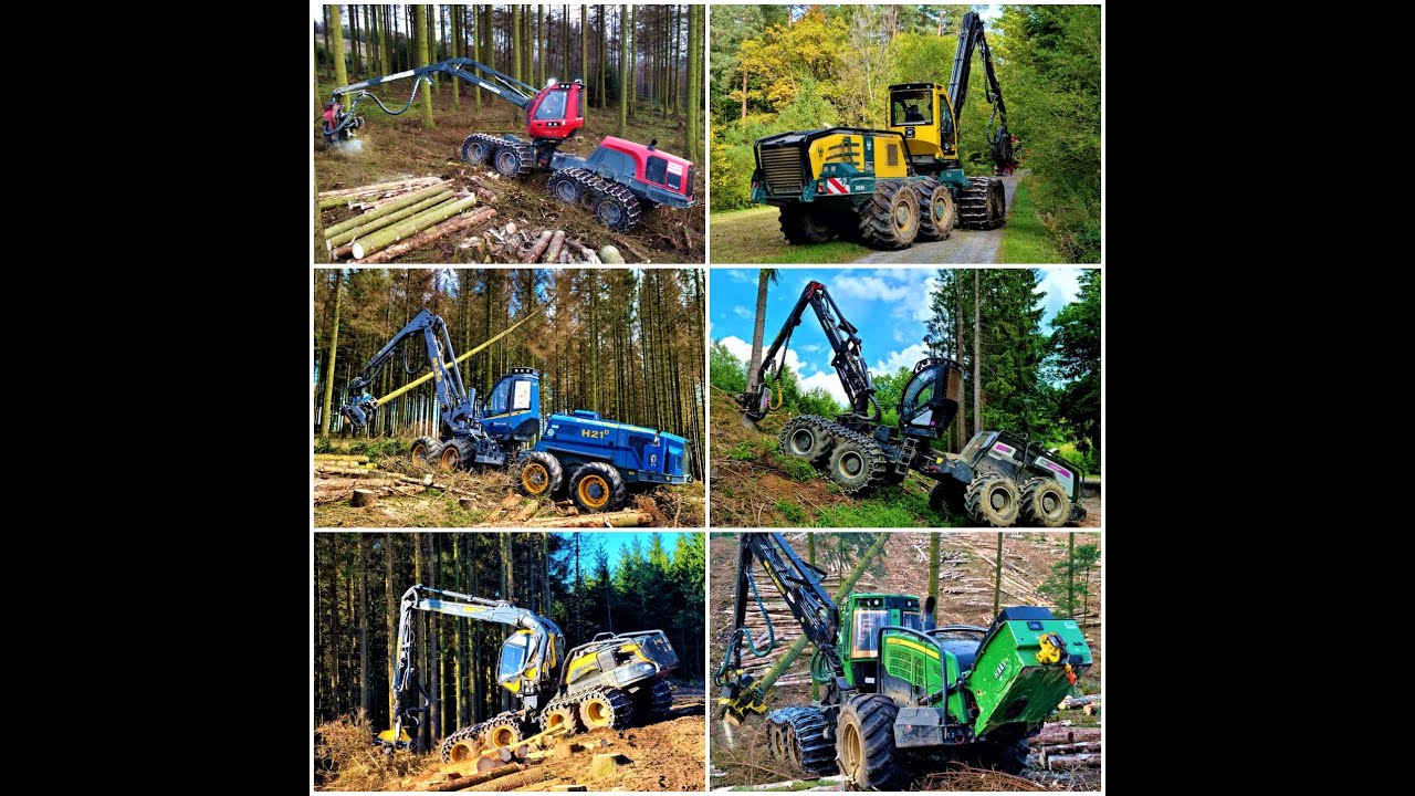 🎄*Harvester-Compilation 2021* &bull; Best of 2021 &bull; R&uuml;ckblick  Harvester &bull; by forestmachine impressions 🎄