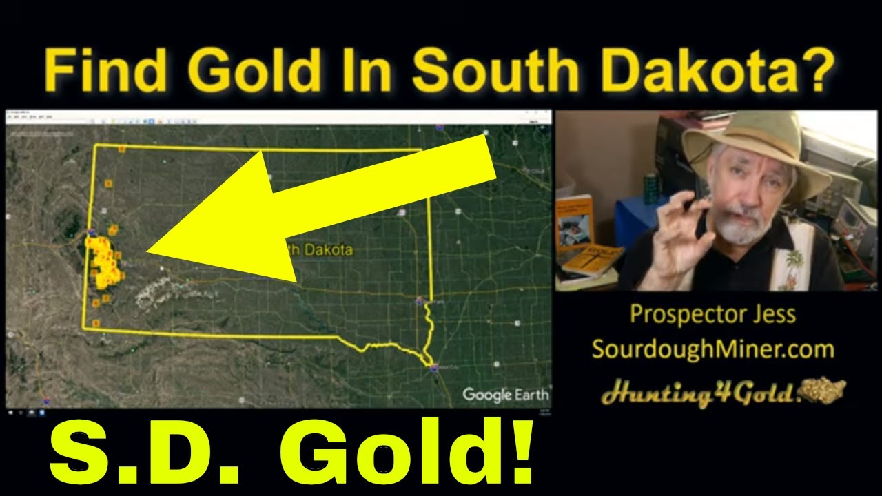 Where Can I Find Gold In South Dakota  (USGS Gold Maps)