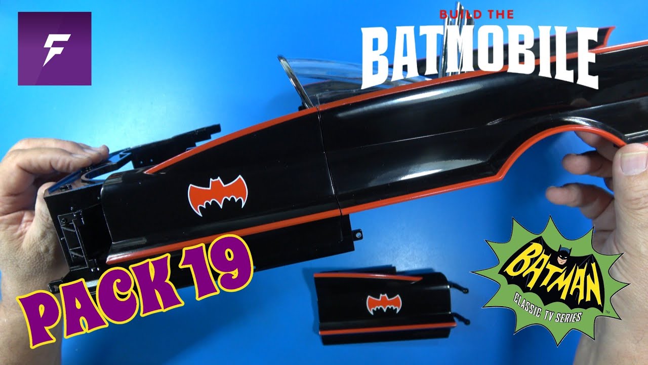 Build the Batmobile - Phases 97, 98, 99, 100, and 101 By FanHome / DeAgostini | ASMR