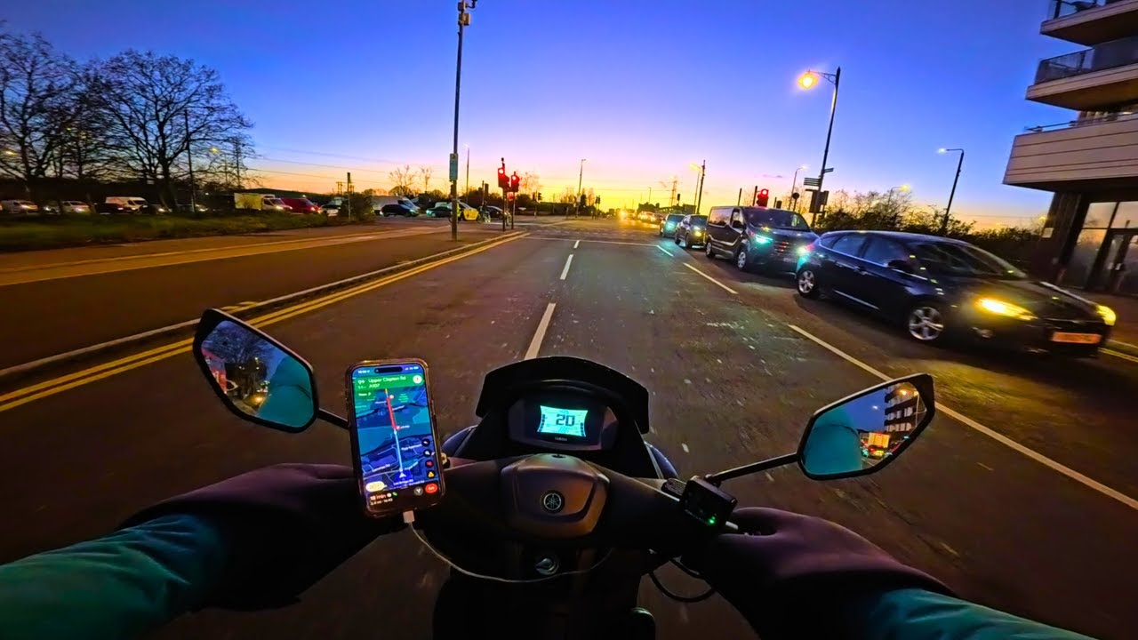 Sunset in London Hits Different | Yamaha NMAX 125
