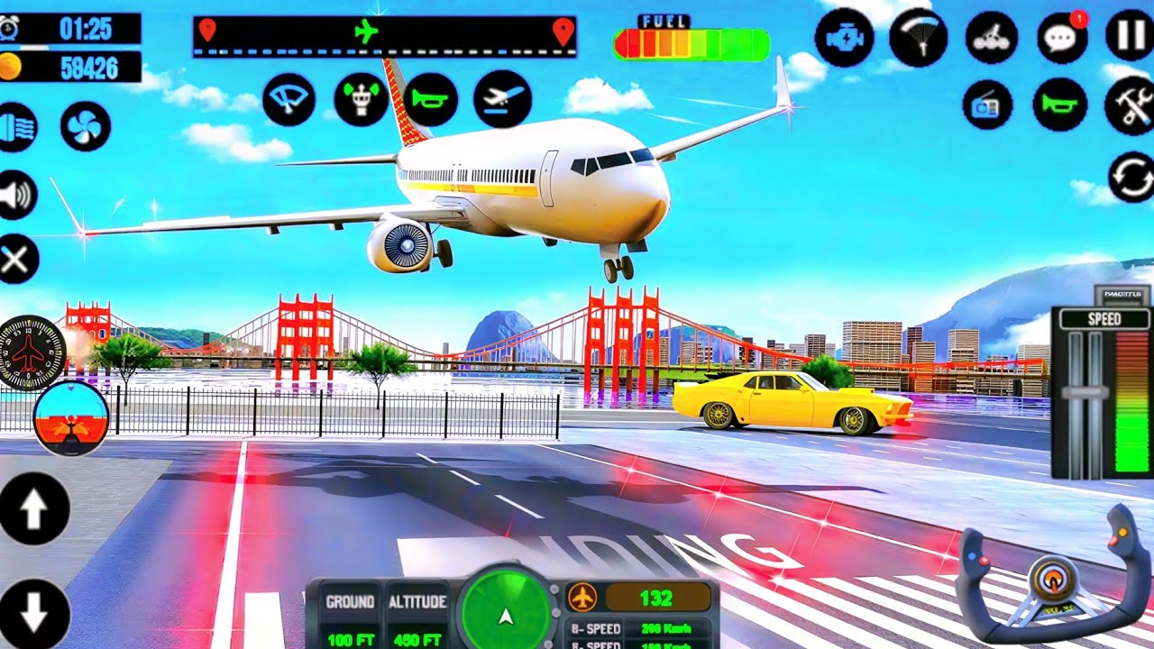 Flight Airplane City Pilot Simulator - Boeing Emergency Landing Goes Wrong 🚨✈️ (Android Gameplay)