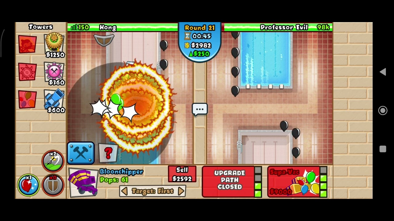 NEW Professor Evil EXPERT Challenge — NO DAMAGE Strategy! (BTD Battles)#btd #btdbattles