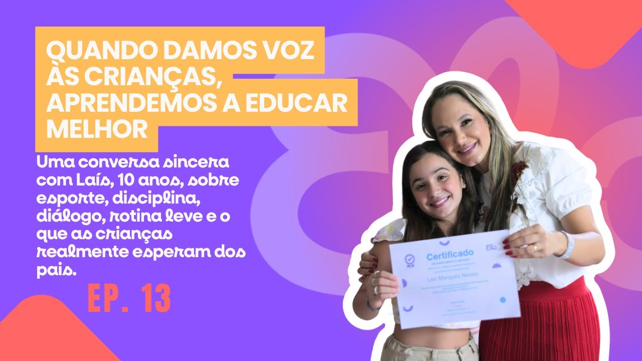 Quando damos voz às crianças, aprendemos a educar melhor.