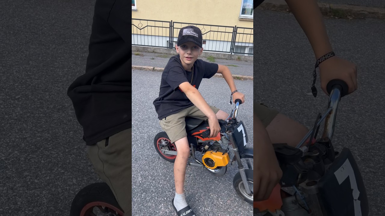 Grabben köpte en minicross 🤦‍♂️ 