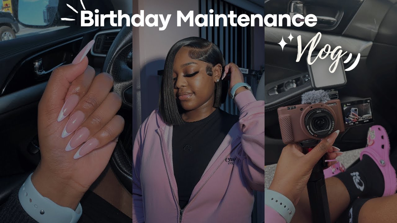 Birthday Maintenance Vlog | FN Haul, Hair, Nails, Wax, Lashes + MORE - Birthday Prep