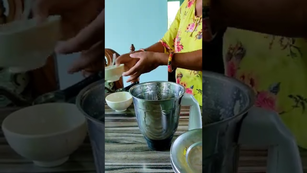 making banana juice#subscribe #like #shortvideo #chandra vlogs.