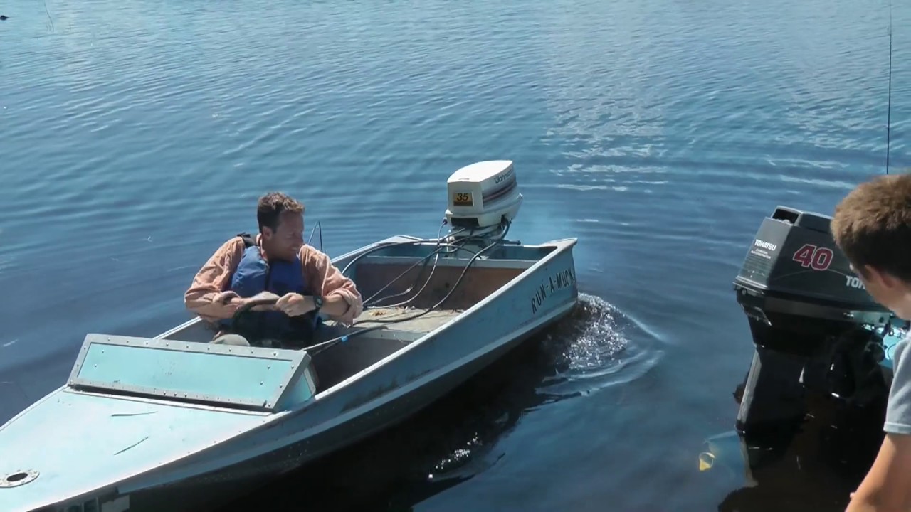 Getting an old outboard motor STARTED - Part 5 - Test Drive!