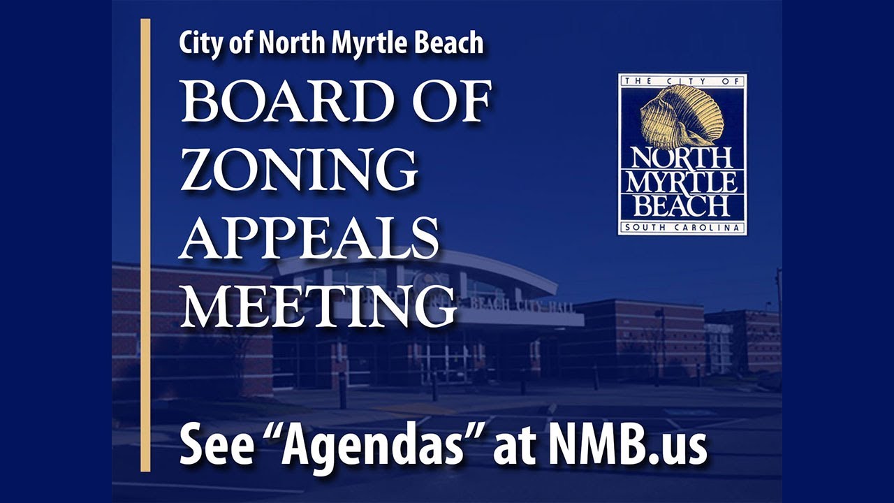 City of North Myrtle Beach  - Board of Zoning Appeals - 03/12/2026