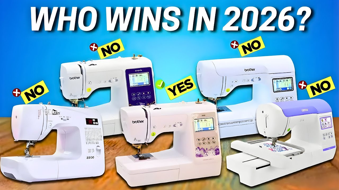 Best Embroidery Machines 2026 [Don't Buy Until You WATCH This!]