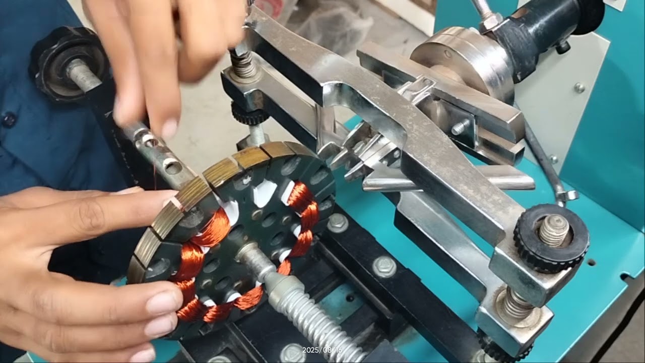 Fan Repairing kaise kare(A-P.3)| Fan Stator Winding Only #fan #ceilingfan ‎⁨@rajdiptec