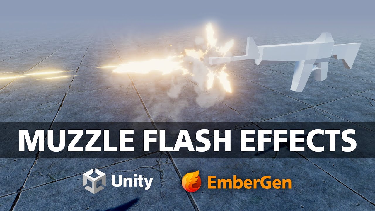 Как создать эффекты дульного пламени в Unity с помощью EmberGen — Учебное пособие по игровым визу...