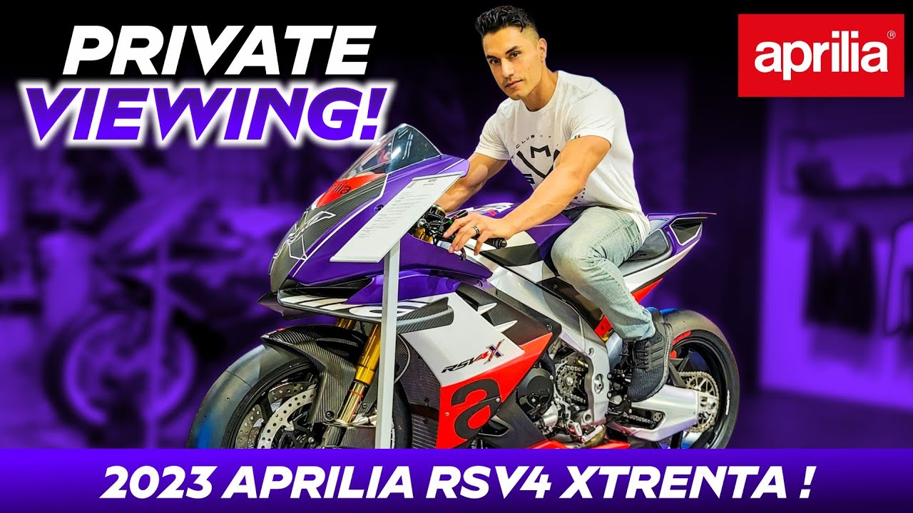 2023 @ApriliaOfficial  RSV4 XTrenta • Private Walkaround