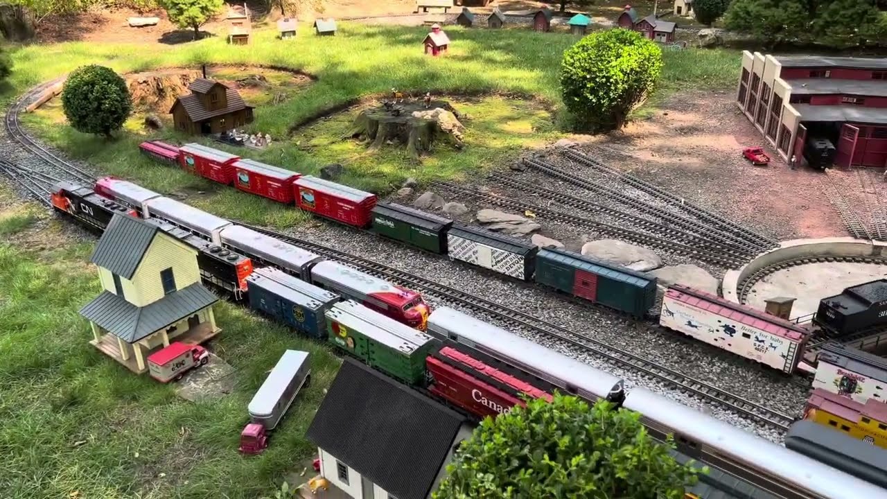 Amazing G Scale Garden Railroad With Water Features