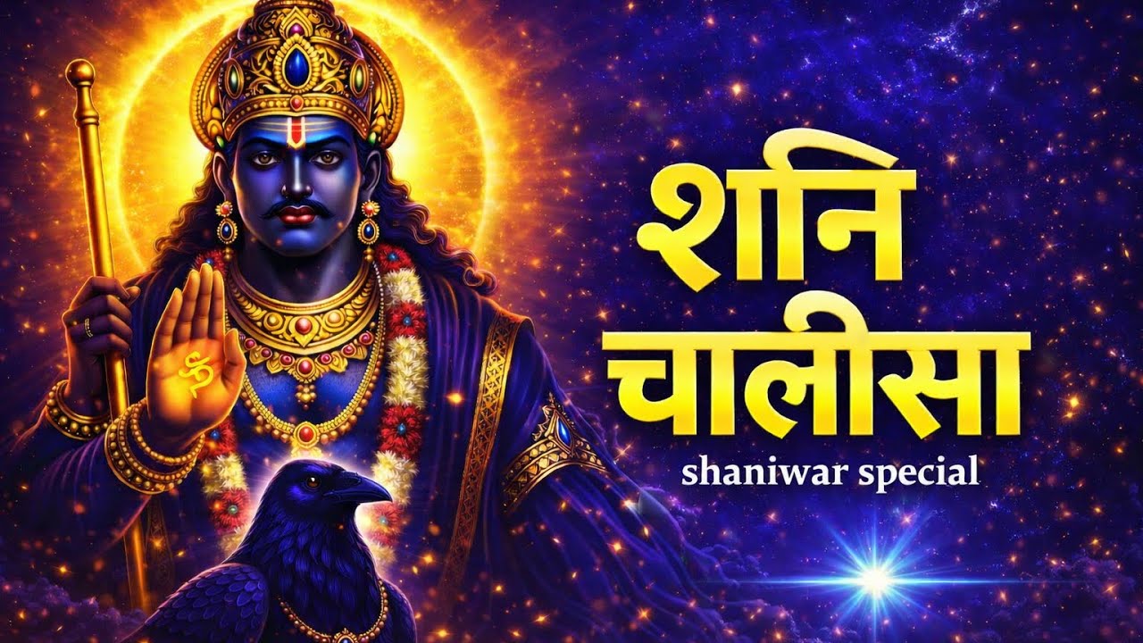 शनि चालीसा 🙏 | सुनते ही संकट दूर होंगे | Shani Chalisa Full with Lyrics 