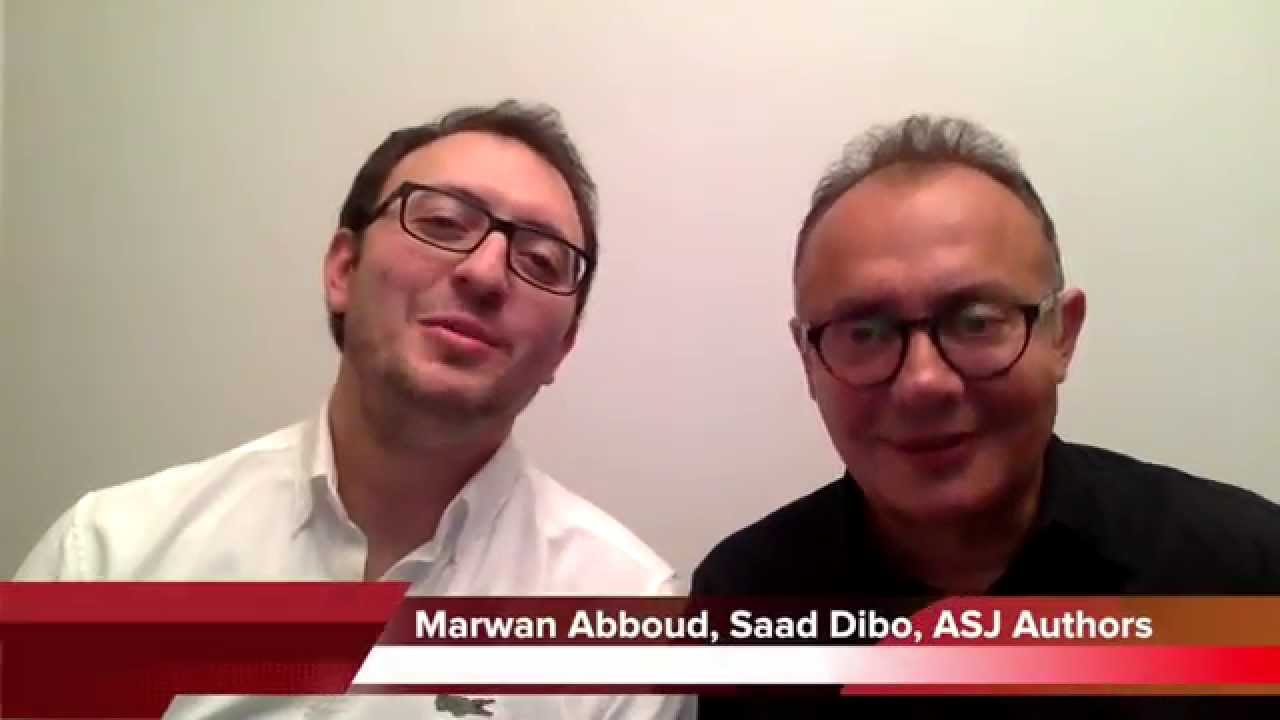 Editor's Choice: In Their Own Words (Sept/Oct) Abboud & Dibo