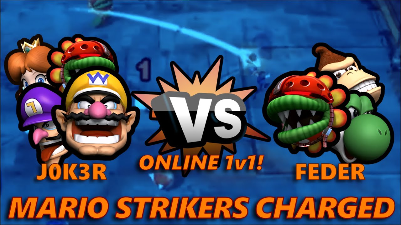 Pros playing Mario Strikers Charged for 3 hours (vs J0k3r)