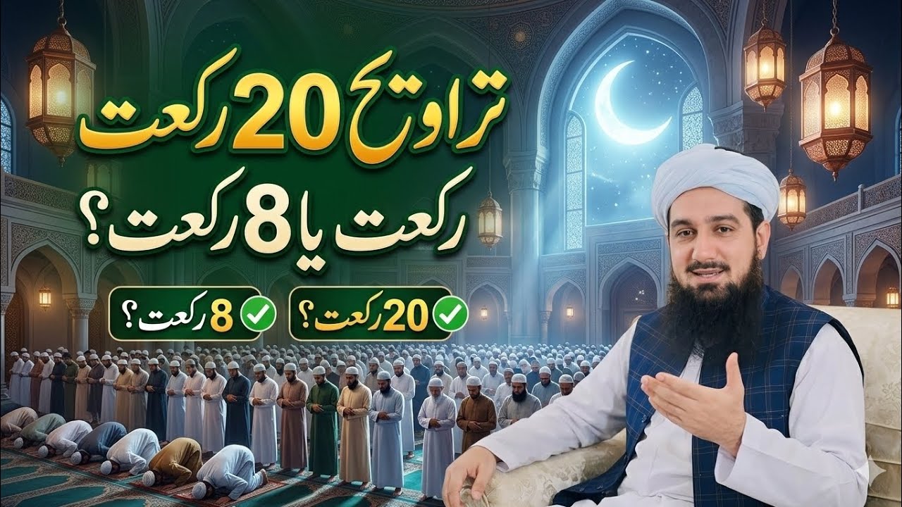 نماز تراویح 20یا 8 رکعت اہم بیان|مولانا مفتی عبداللہ رحمانی صاحب 