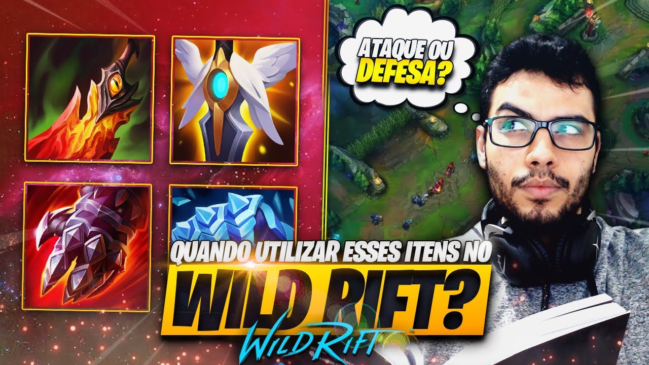 ITENS Para ganhar ATAQUE e DEFESA simultaneamente - Bruiser / OFF TANK / Hibrido WILD RIFT