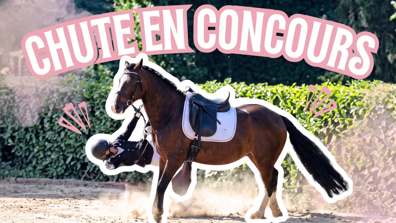 Concours de dressage ! Pride prend peur, je chute !