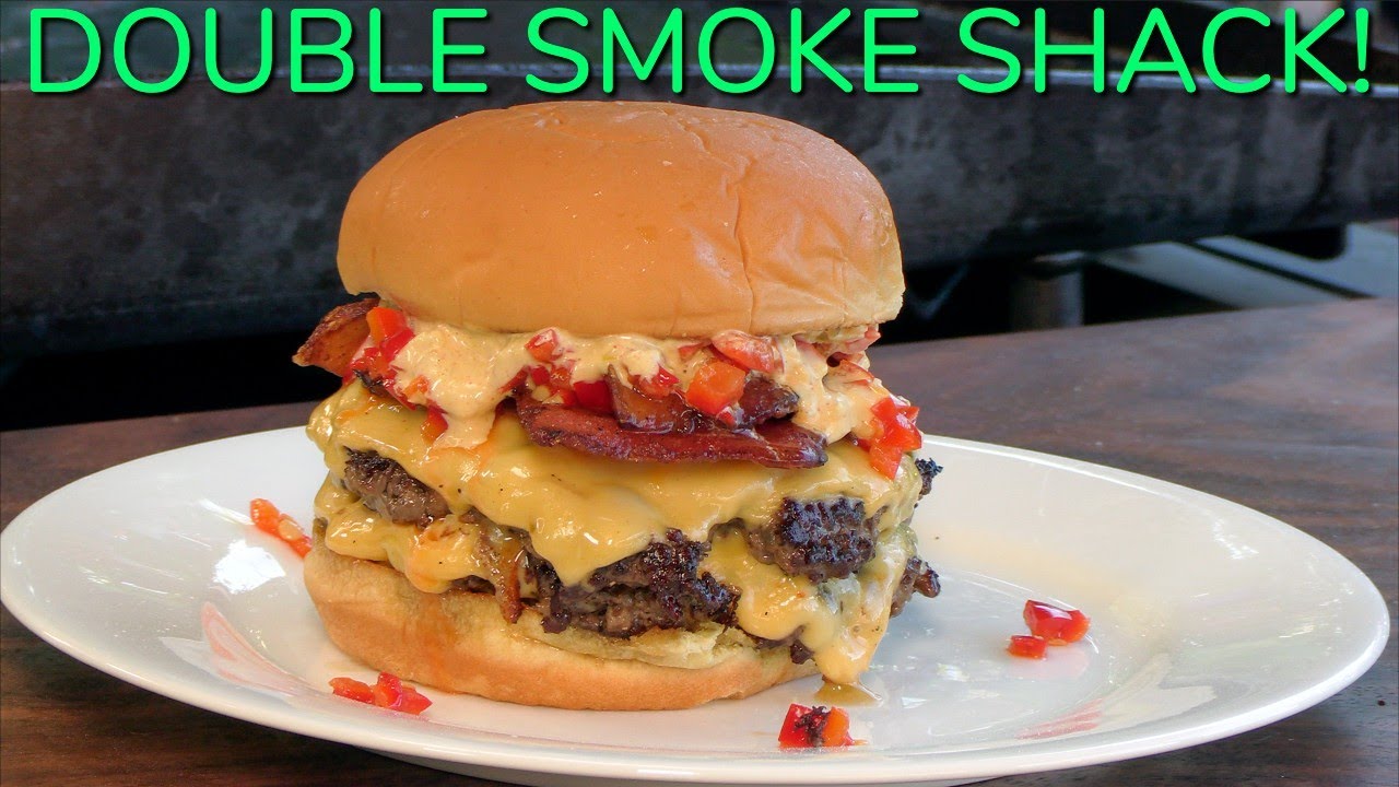 Shake Shack, Double Smoke Shack Cheeseburger Recipe | Shake Shack Copycat | Ballistic BBQ