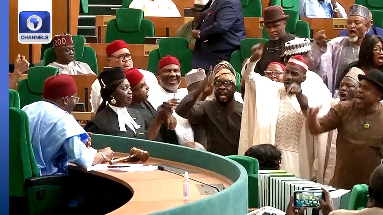 E-Transmission: Reps In Rowdy Sessio As Opposition Lawmakers Stage Walkout