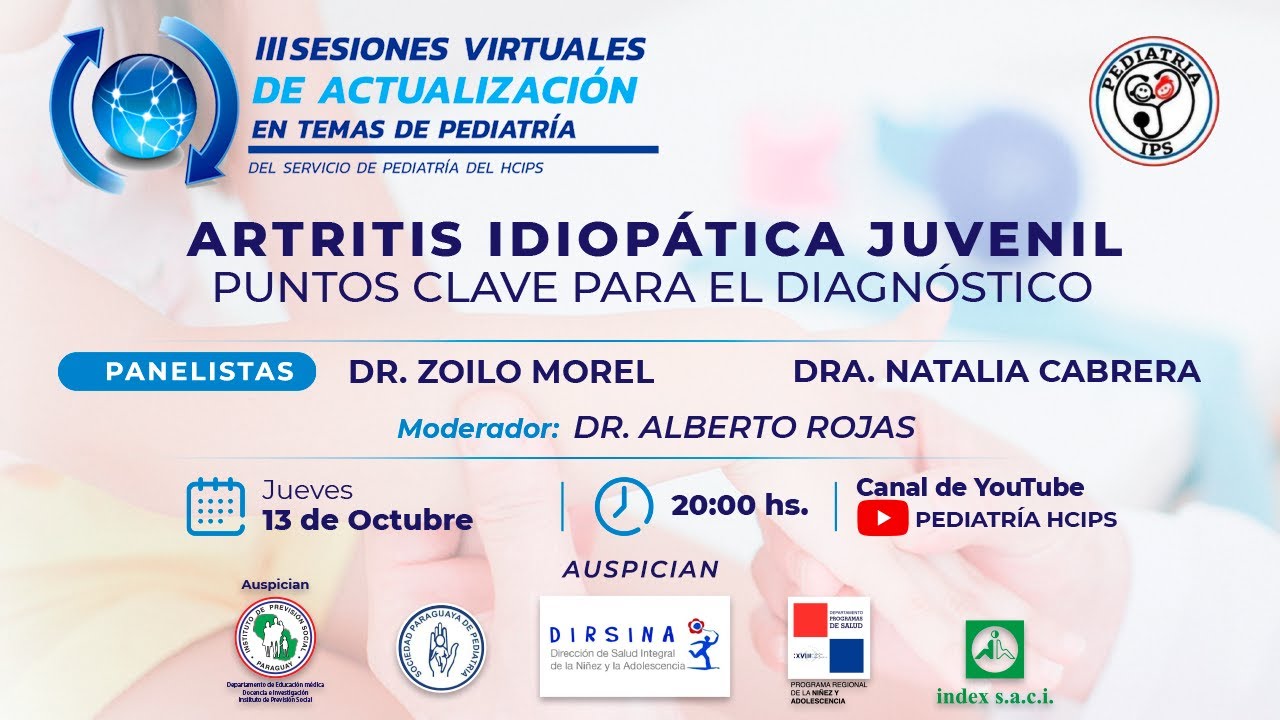 ARTRITIS IDIOPÁTICA JUVENIL: PUNTOS CLAVE PARA EL DIAGNÓSTICO.