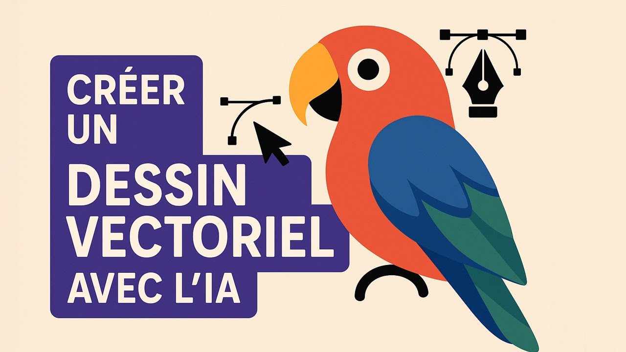 Créer une illustration vectorielle avec l'IA