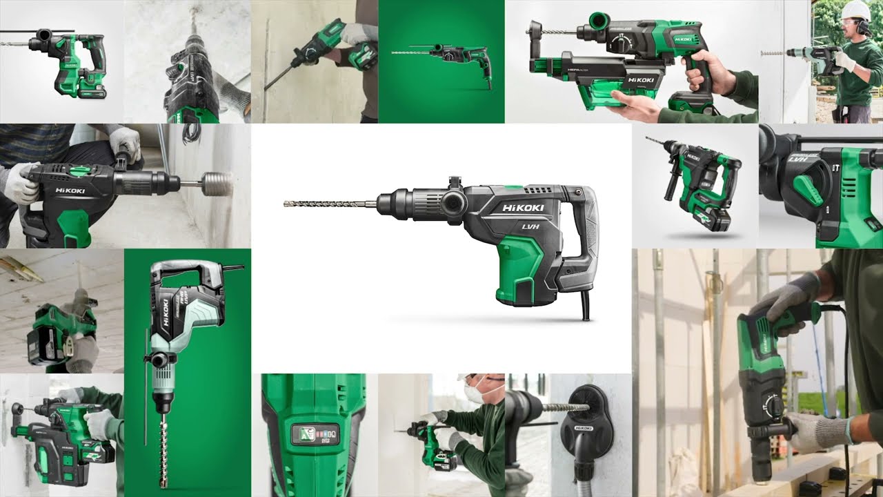 HiKOKI SDS-max boor-breekhamers DH52MA en DH45MA met Stofafzuigingadapter