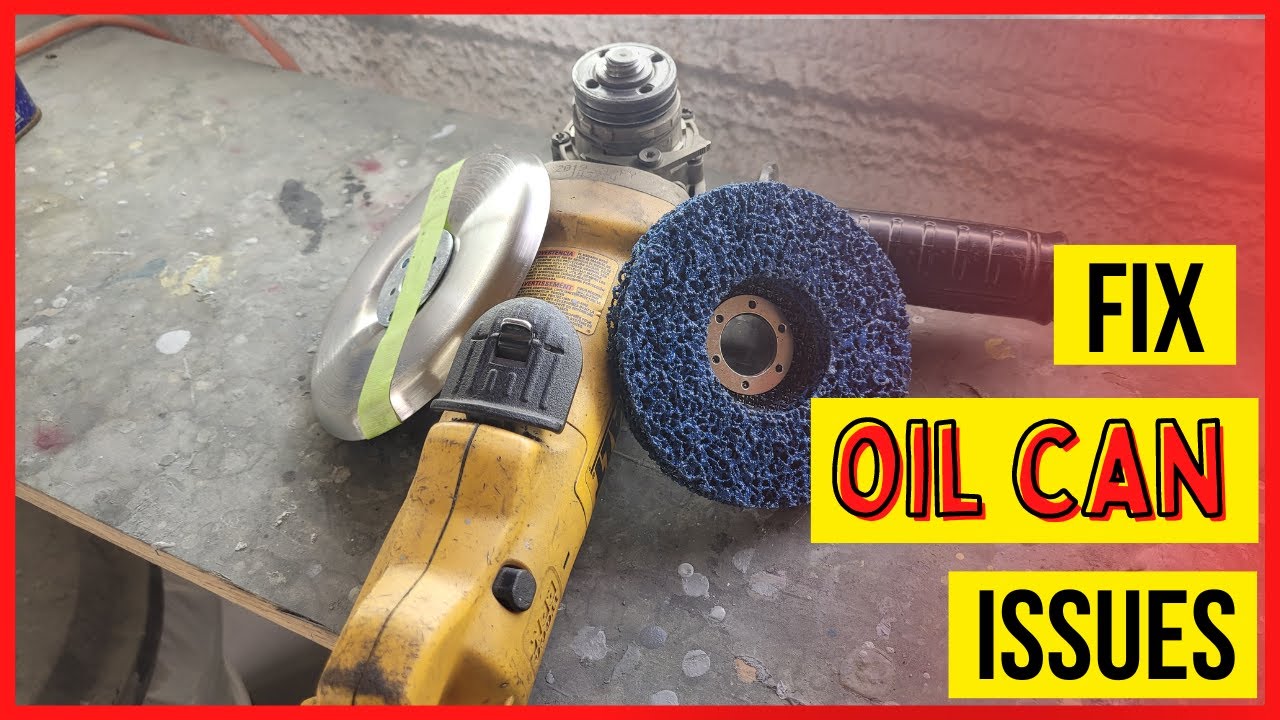 USING A SHRINKING DISC TO FIX OIL CAN SHEET METAL | @lonestarlows | 1960 CHEVROLET IMPALA