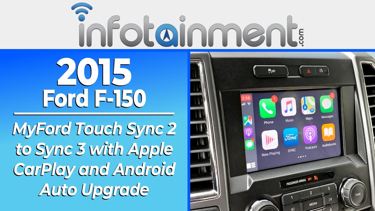 2015 Ford F-150 Sync 2 MyFord Touch to Sync 3 GPS Navigation Upgrade - Easy Plug & Play Install!