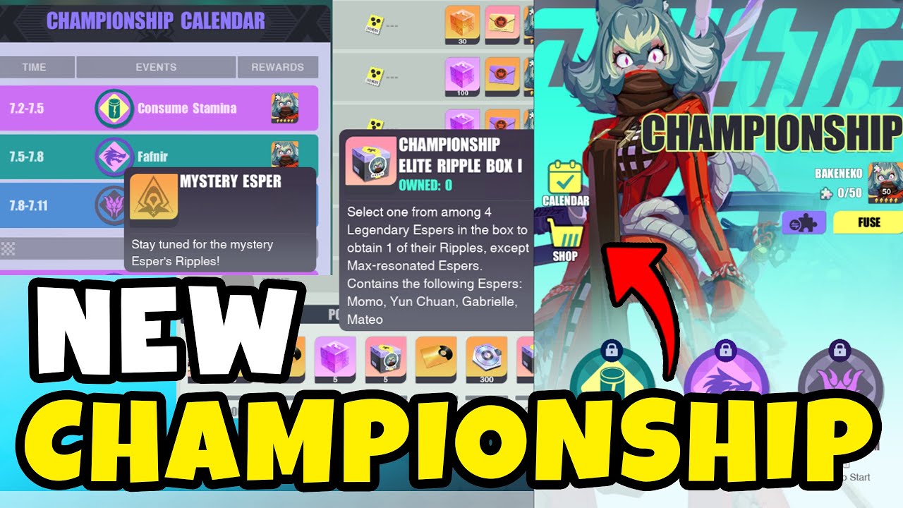 NEW CHAMPIONSHIP METHOD , POTENTIALLY 30k CRYSTAL FOR CLUB ? MYSTERY ESPER SOON ?  | DISLYTE