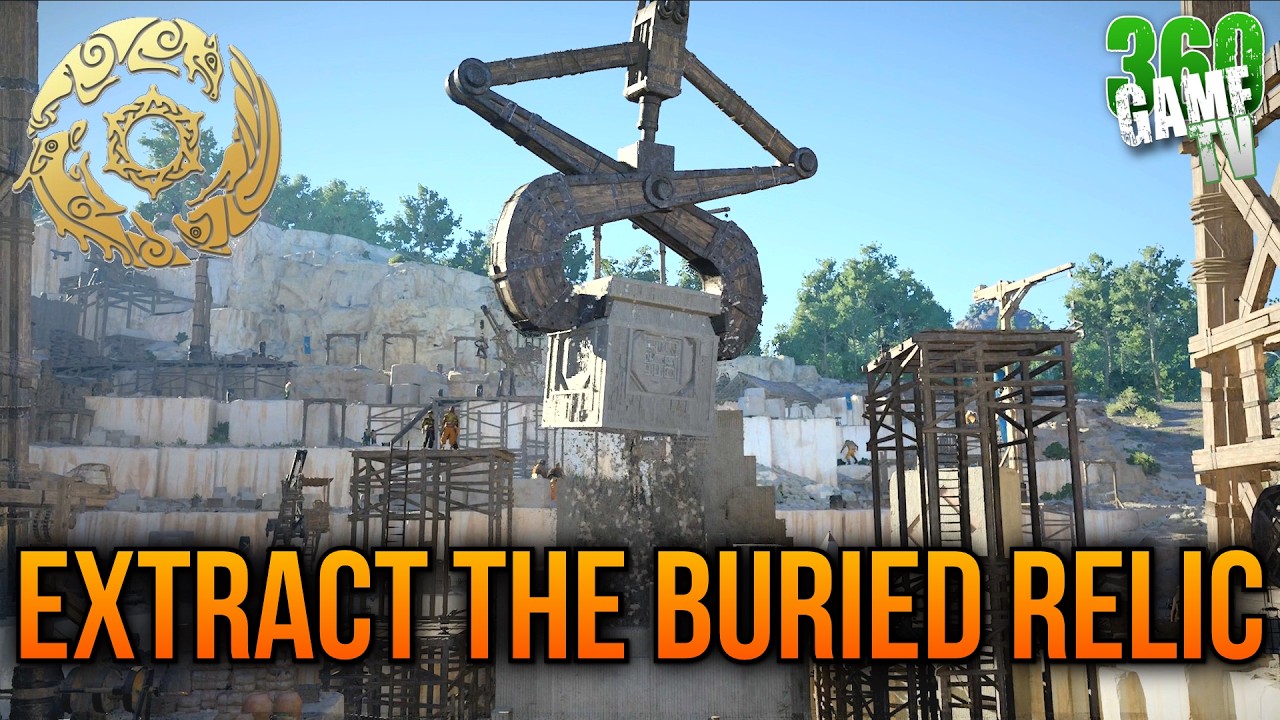 Crimson Desert Extract the Buried Relic Guide - Sealed in Stone Quest - Quarry