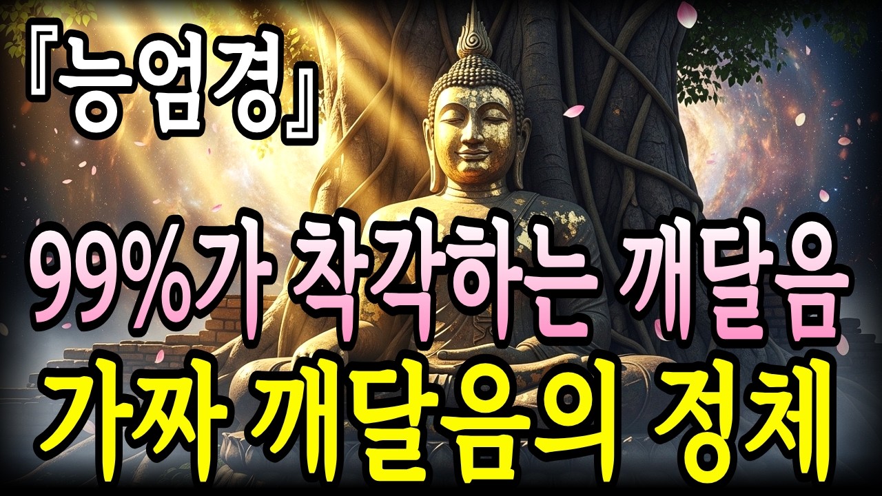 능엄경이 말하는 가짜 깨달음과 진짜 깨달음의 차이 | 99%가 속는 가짜 깨달음 | 참선 | 마음공부  | 부처님말씀
