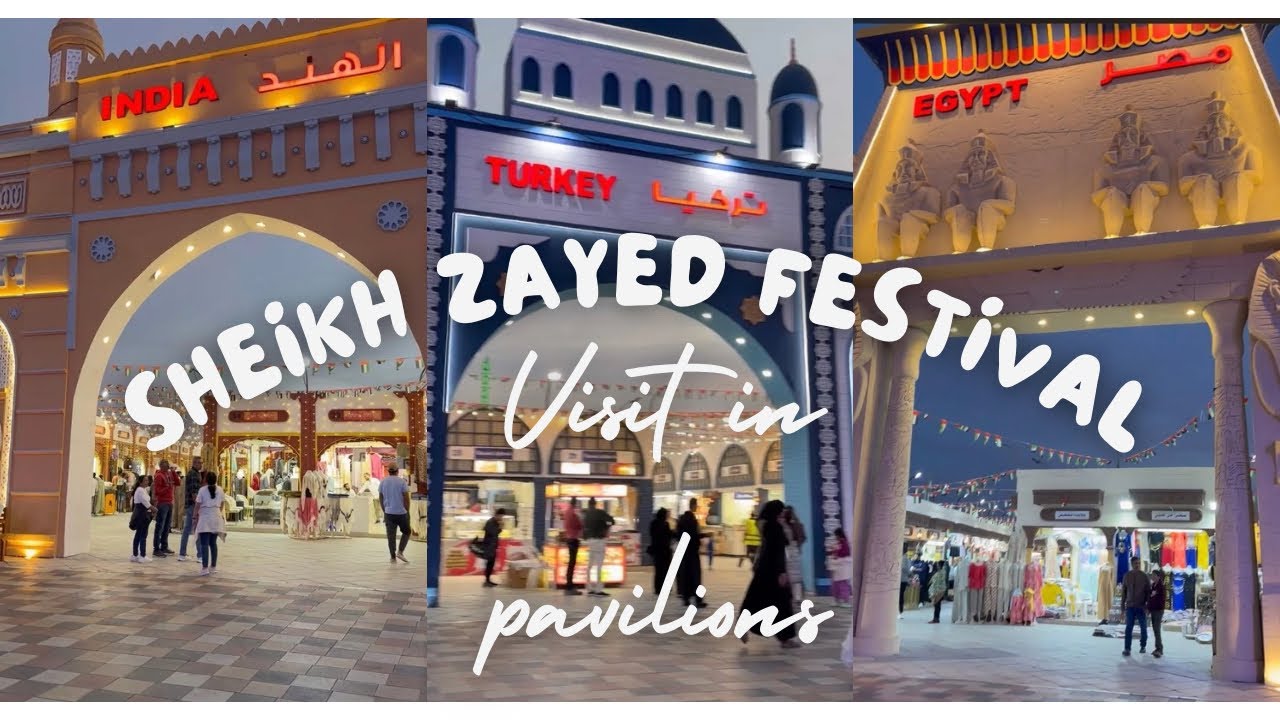 Exploring the different Countries Pavilion in Sheikh zayed festival city 🌆😍😍@Tasneem’s Life in Uae