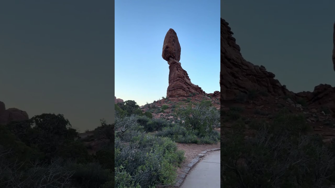 Первая остановка штат Юта в парке Aрчес 🇺🇸🌎🌎Arches national park
