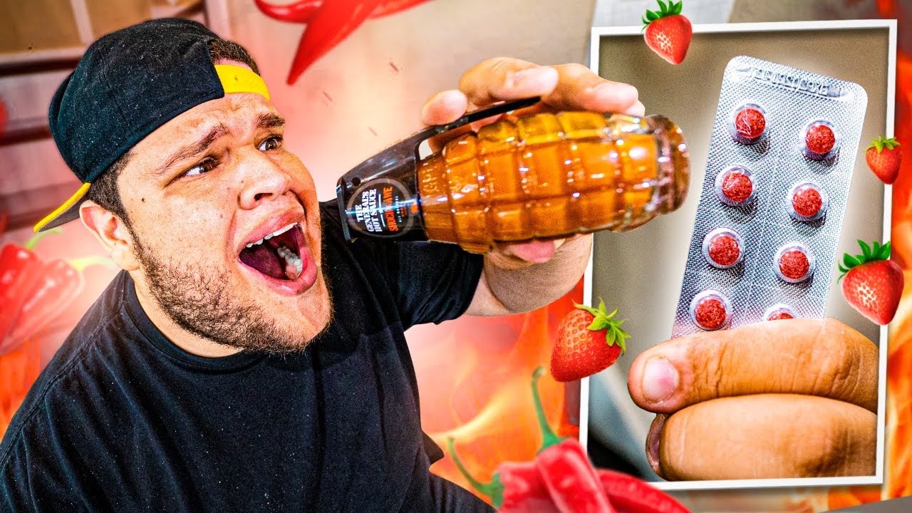 PIMENTA vs PÍLULA QUE DEIXA TUDO DOCE ‹ EduKof ›