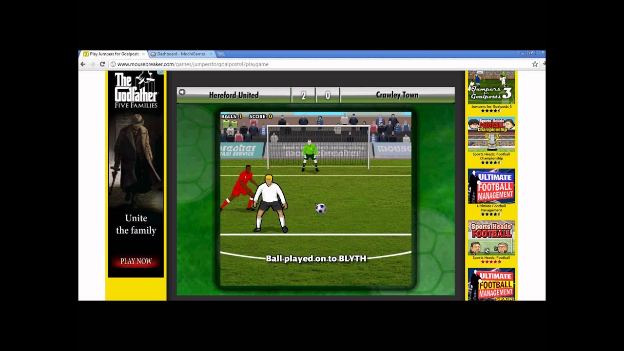 Mousebreaker: jumpers for goalposts 4 gameplay