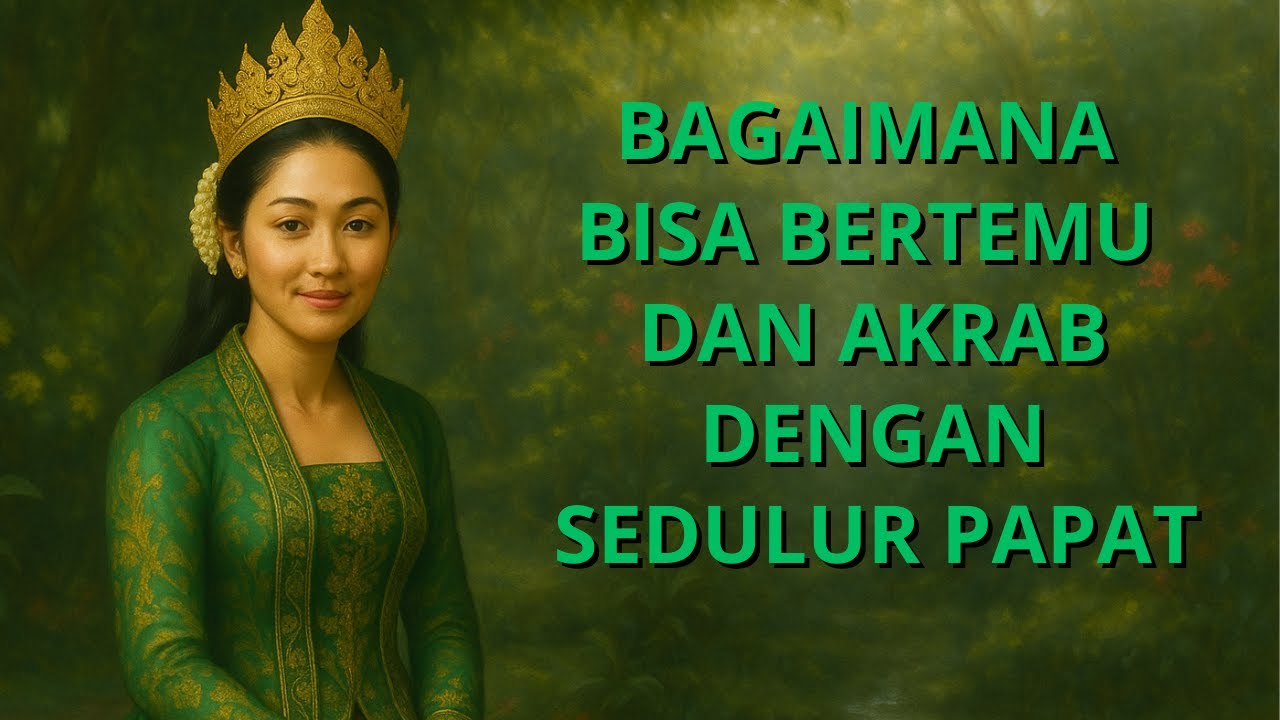 Bagaimana Bisa Bertemu dan Akrab Dengan Sedulur Papat | Dalam Falsafah Sunda dan Jawa