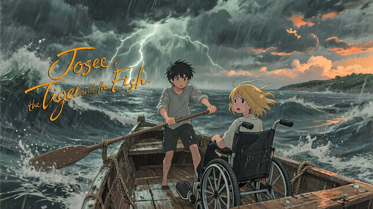 شاب بيقرر يلف العالم كله مع بنت قعيده وغلبانه | ملخص فيلم josee the tiger and the fish