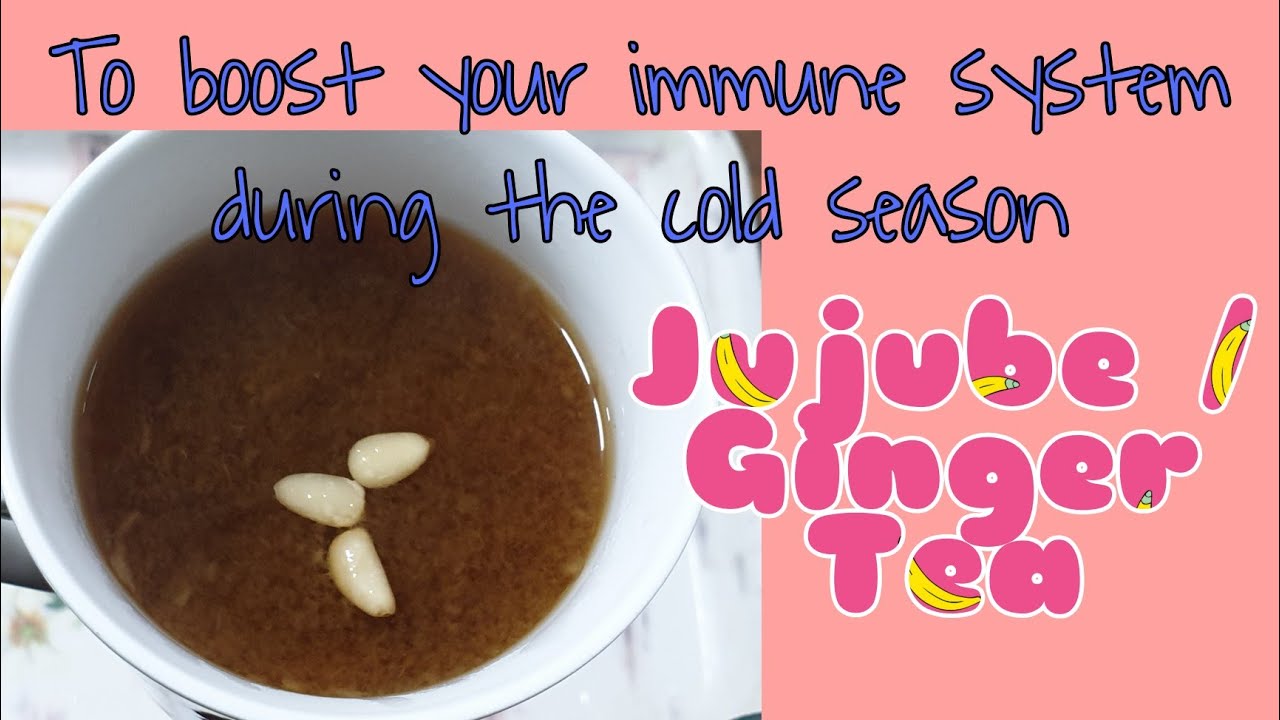 Jujube/Ginger tea ( with honey) 끌 대추 생강 차