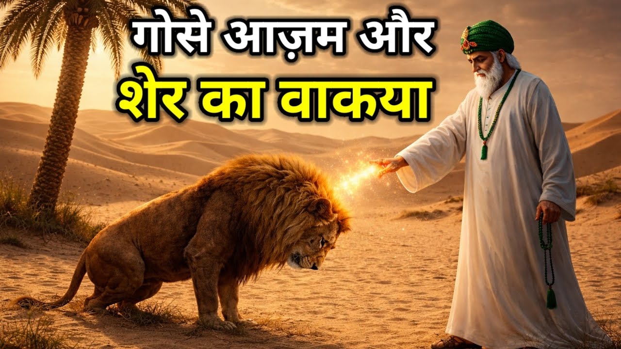 Ghaus e Azam Ki Karamat |Ghaus e Azam Aur Sher Ki Kahani| Sher Ka Jhuk Jana | Heart Touching Story