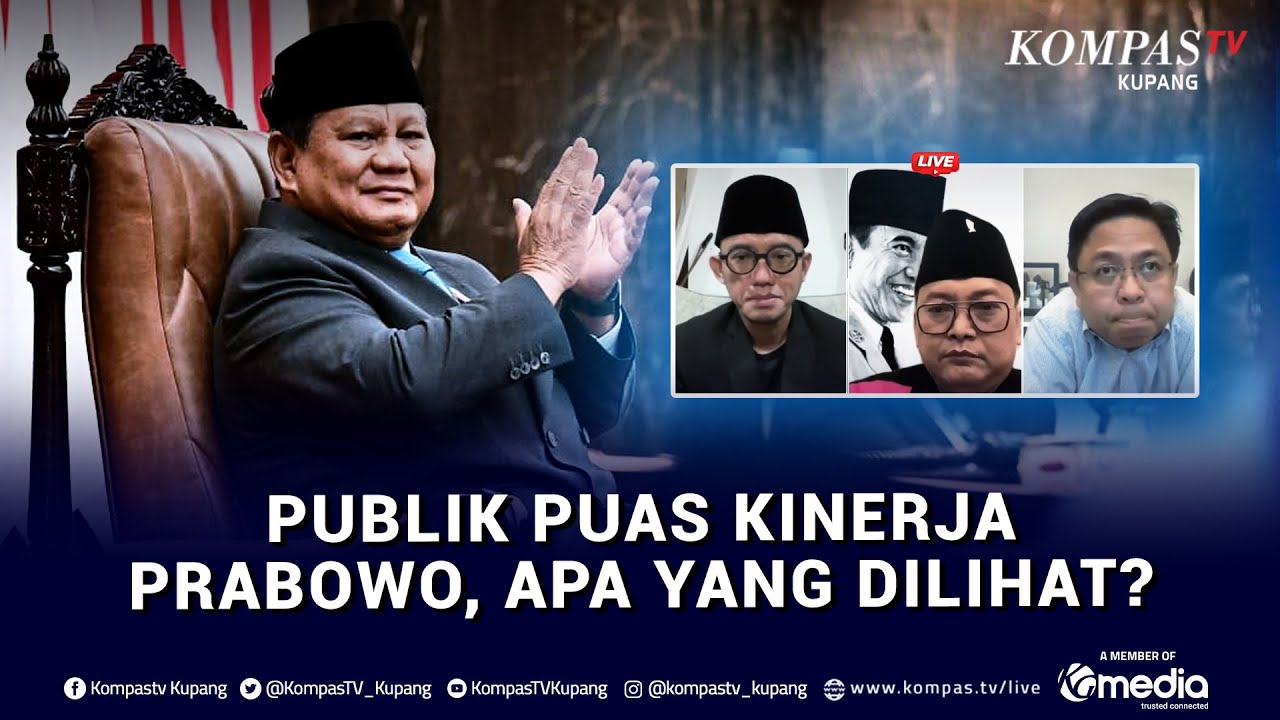 [FULL] Survei Indikator: 79,9 Persen Publik Puas atas Kinerja Presiden Prabowo, Apa Alasannya?