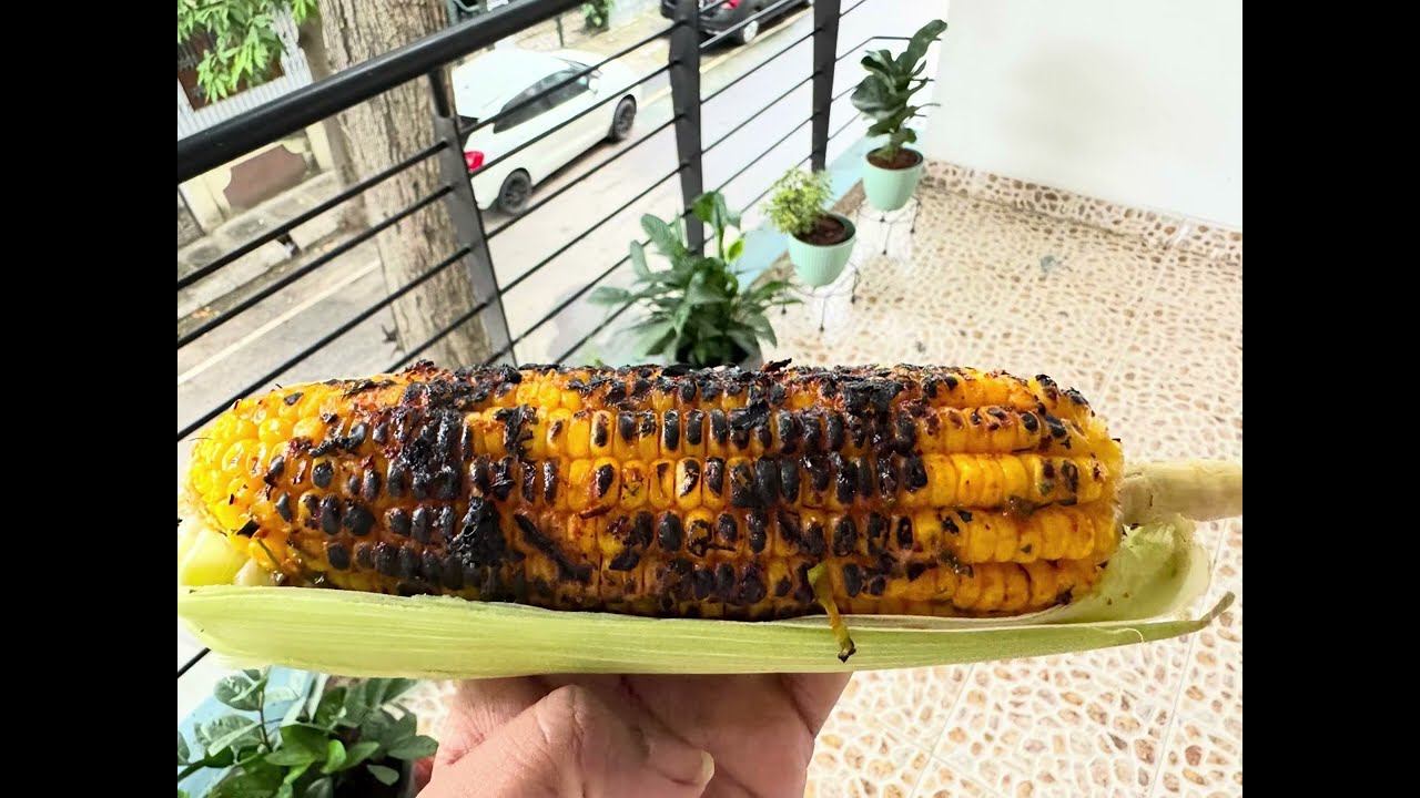 🌽 Tandoori Bhutta | Lemon Bhutta ISpiced Grilled Corn on the Cob I doc.licious I sushiskitchen
