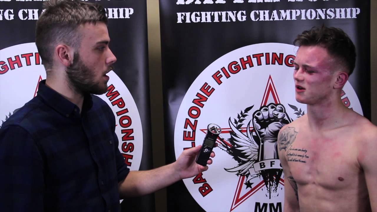 Fight Highlights and Interview with Alex Brophy after BattleZone 12