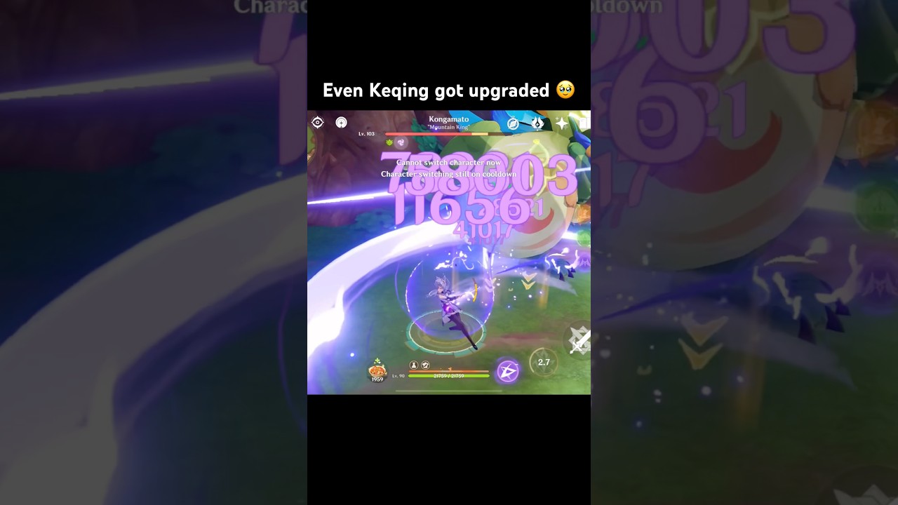 Even Keqing got upgraded #keqing #genshinimpact #hoyocreators