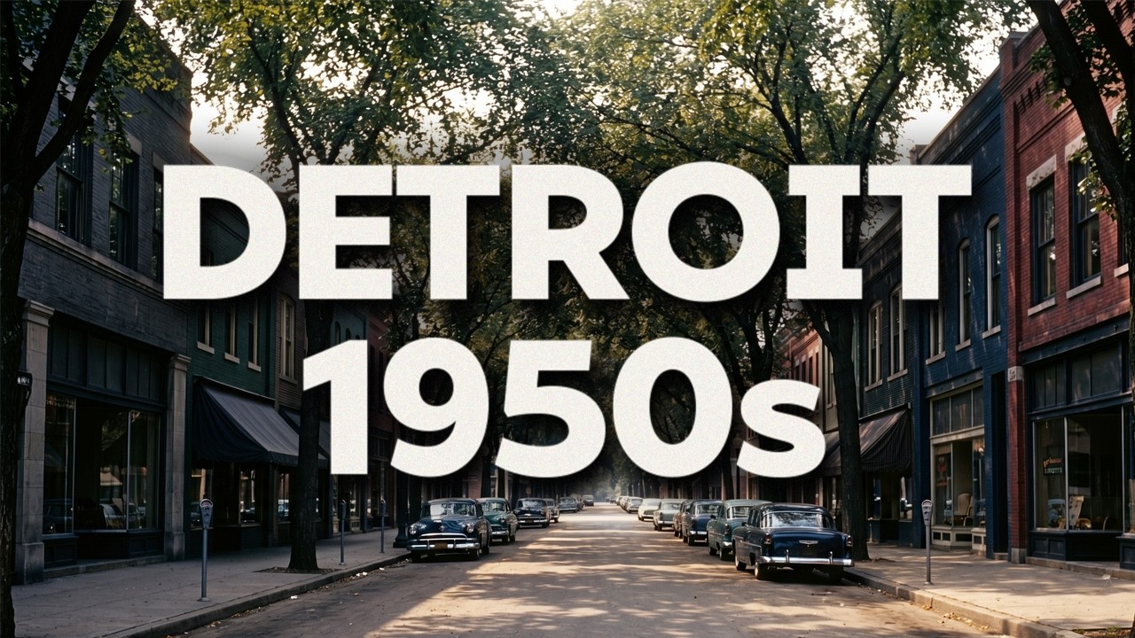Каким был Детройт в 1950-х годах | Документальный фильм об истории Детройта