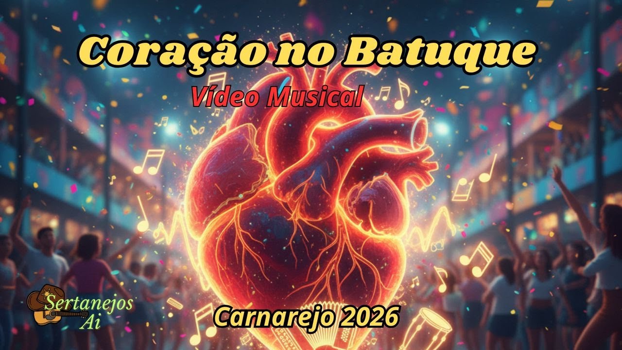 Coração no Batuque | Vídeo Musical | Carnarejo 2026 | @sertanejosai