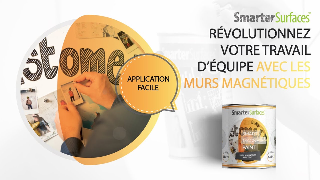 Comment Appliquer la Peinture Magnétique | Solutions de Productivité | Smarter Surfaces